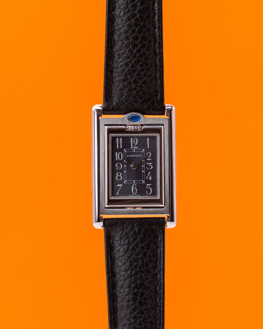 Cartier 2386 Basculante Grey Dial Quartz