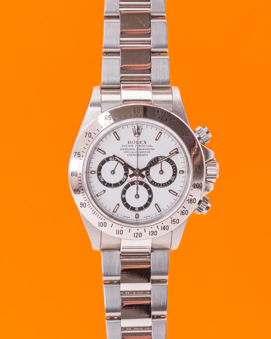 UNPOLISHED 1999 Rolex Zenith Daytona 40mm 16520 White Dial
