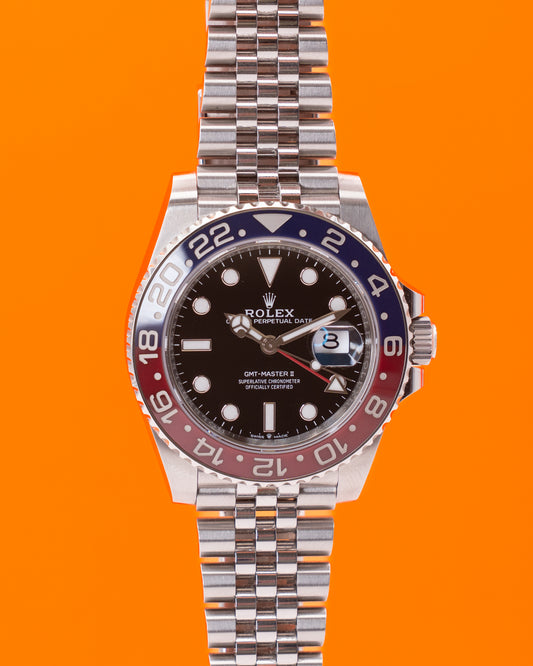 Rolex GMT-Master II 40mm 126710BLRO Pepsi on Jubilee 2024