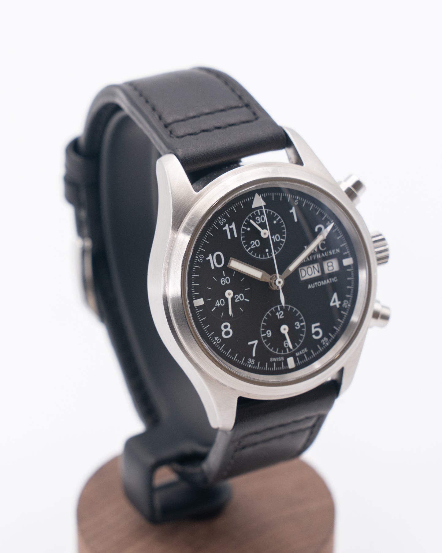 IWC Der Flieger Chronograph 40mm IW3706 Pilot Chrono German Date Wheel 1999