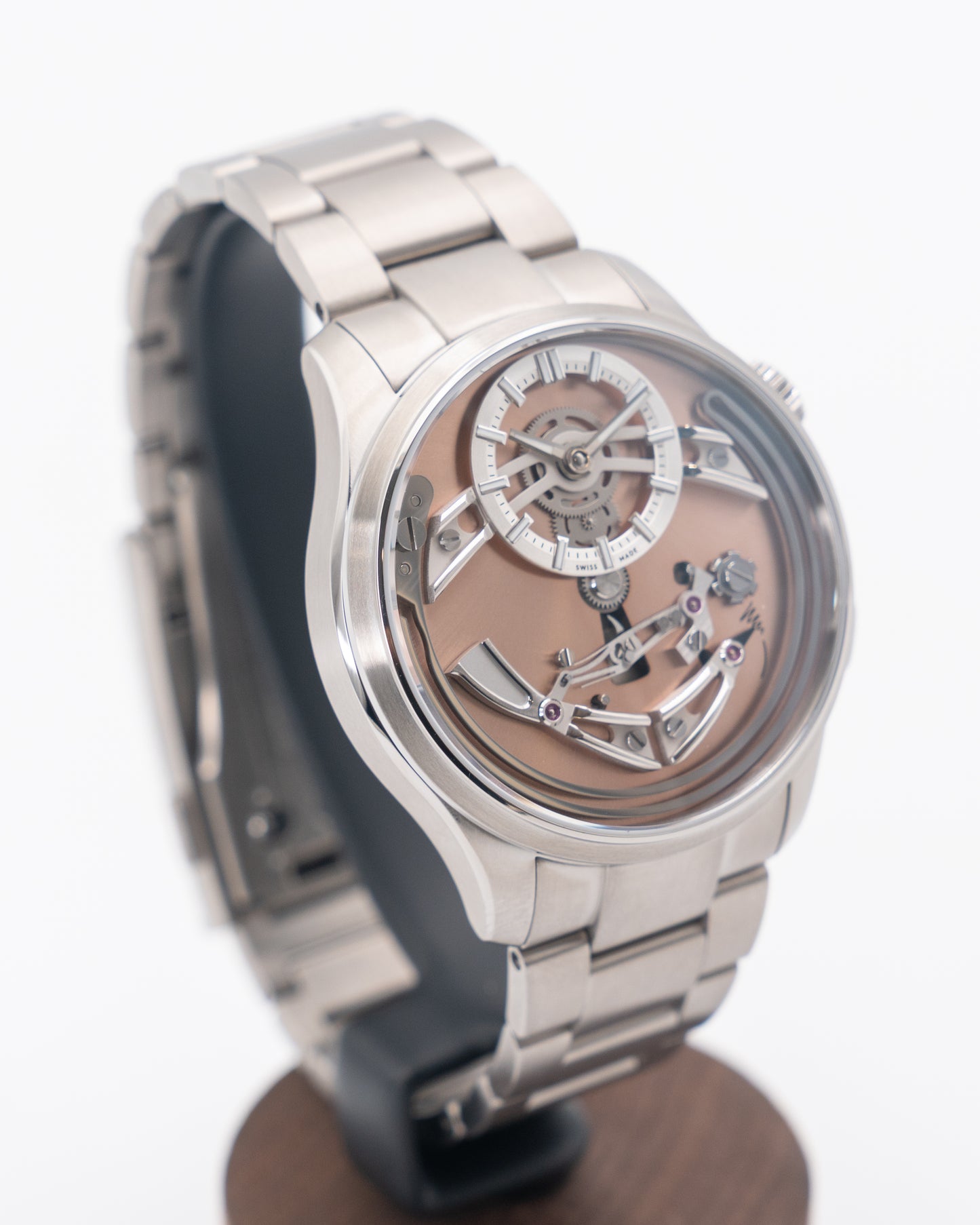 UNWORN WITH STICKERS Christopher Ward C1 Bel Canto 41mm Rosa Dial Titanium 2024