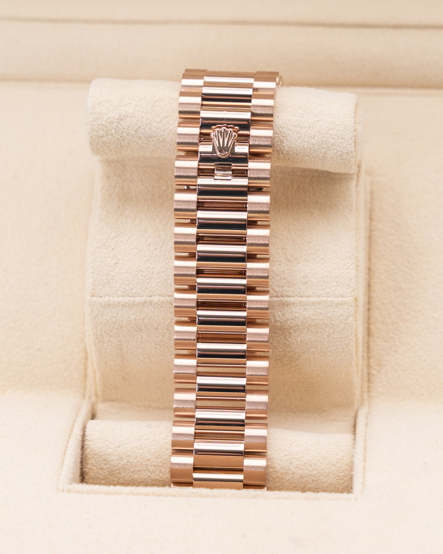 Rolex DayDate 40mm 228235 Rose Gold Olive Dial 2017