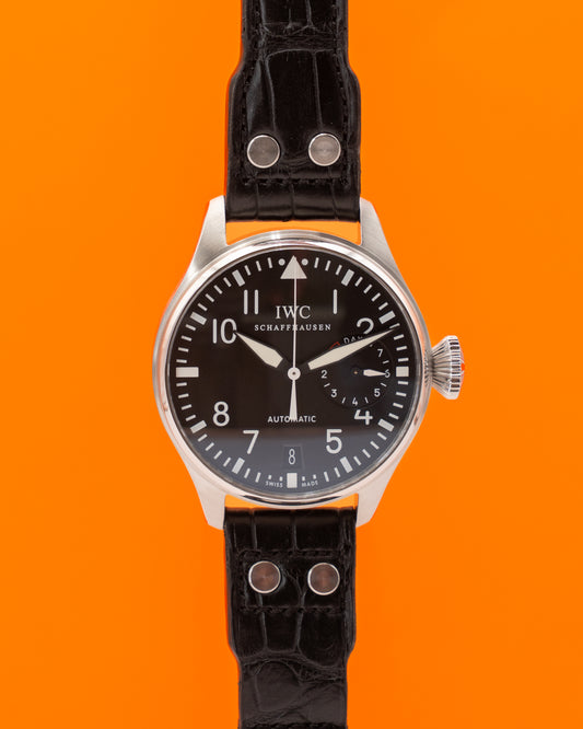 IWC Big Pilot 46.20mm IW5004-01 Black Pilot Watch 8-Day Reserve