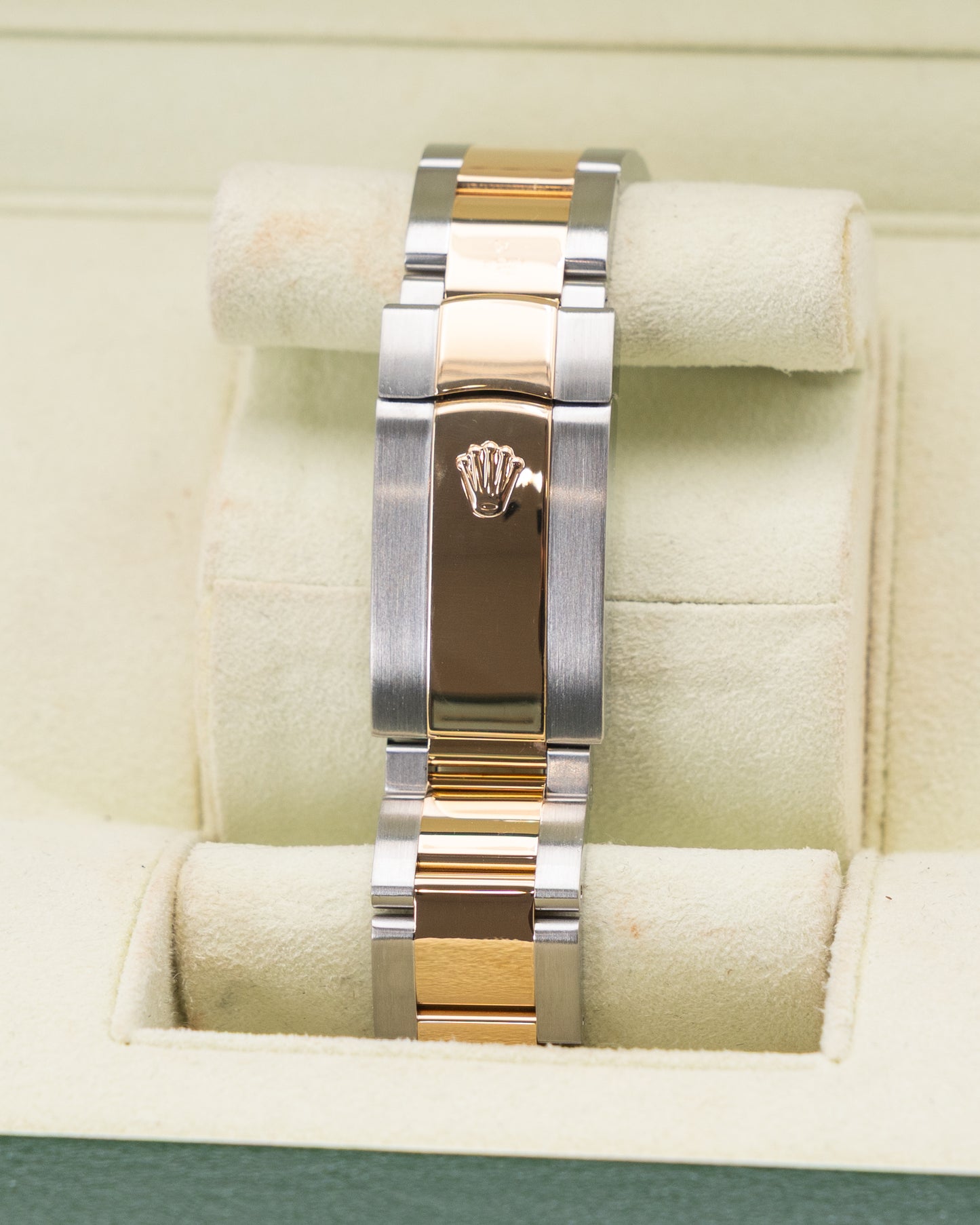 Rolex Datejust 36mm 116203 Two Tone Yellow Gold Smooth Oyster Silver Dial 2014