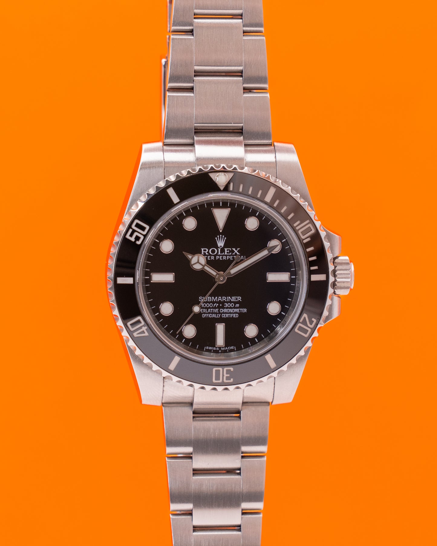 Rolex Submariner No Date 40mm 114060 Black Dial 2015