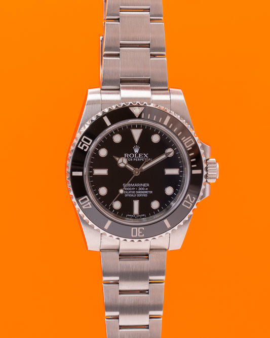 Rolex Submariner No Date 40mm 114060 Black Dial 2015