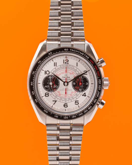 Omega Speedmaster Chronoscope 43mm 329.30.43.51.02.002 Co-Axial Silver Panda Manual Wind