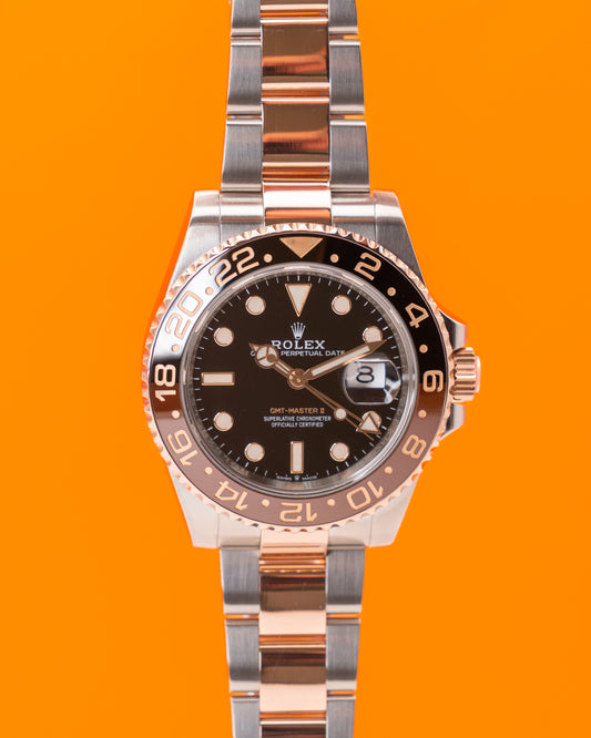 Rolex GMT Master II 40mm 126711CHNR Rootbeer Two Tone Rose Gold 2024