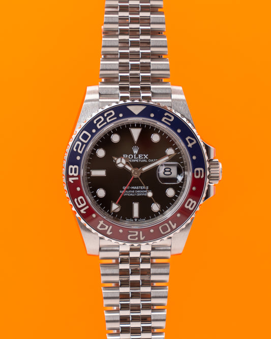 Rolex GMT Master II 40mm 126710BLRO Pepsi on Jubilee 2022