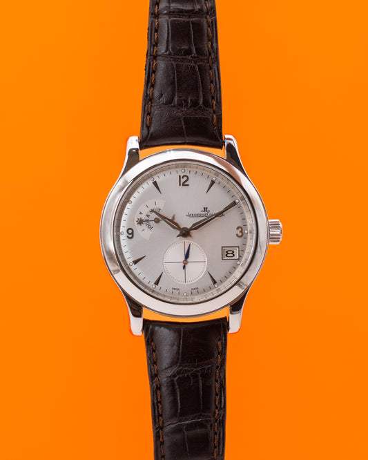 Jaeger LeCoultre Master Hometime 40mm Q1628420 / 147.8.05.S Dual Time Day-Night Indicator 2009