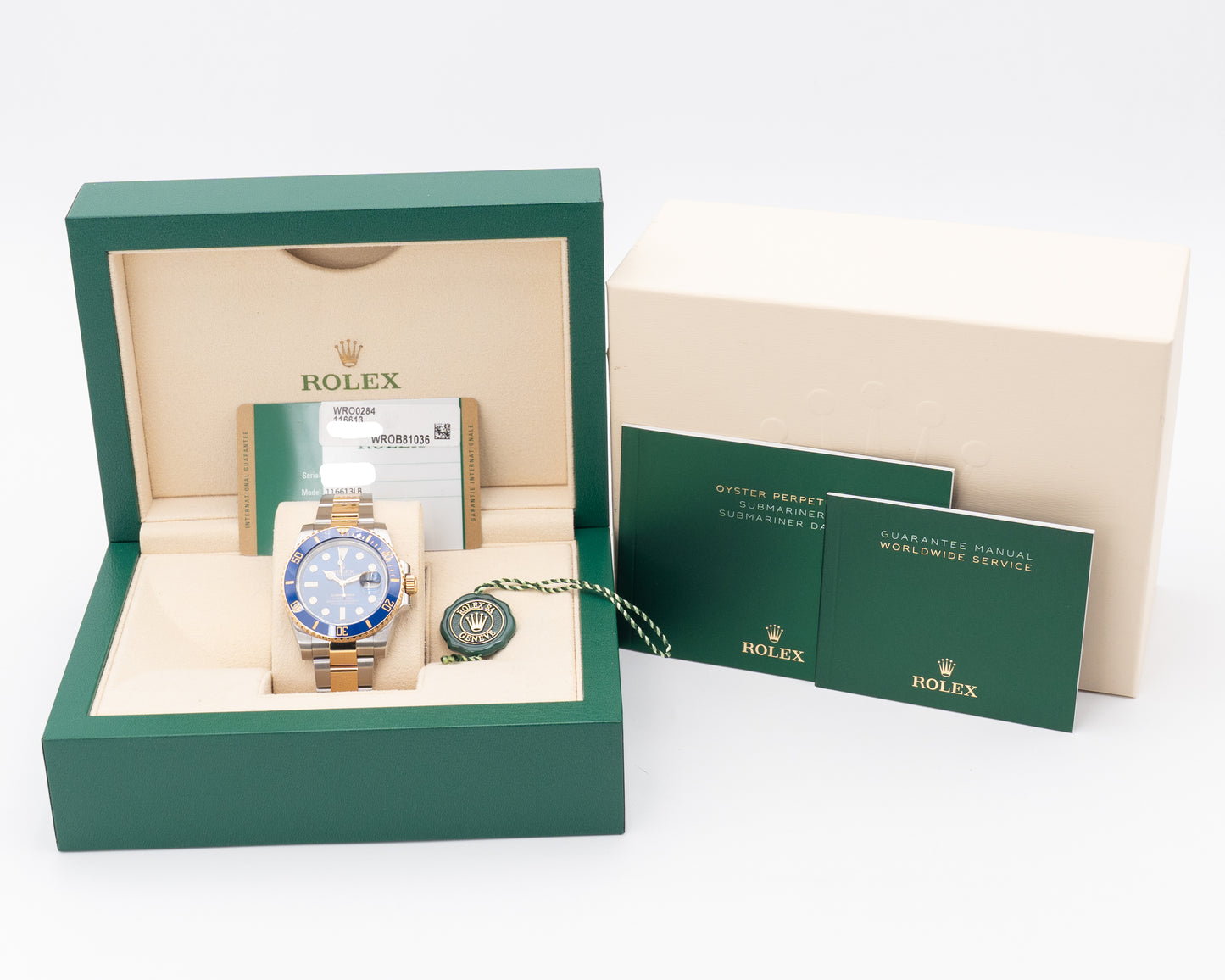 Rolex Submariner Date 40mm 116613LB Bluesy Two Tone Yellow Gold 2018