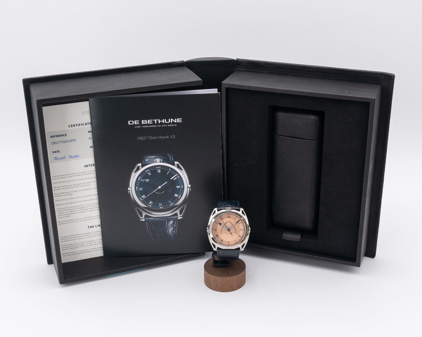 De Bethune DB27 43mm DB27TIS2V2PS Titan Hawk V2 Salmon Dial 2020