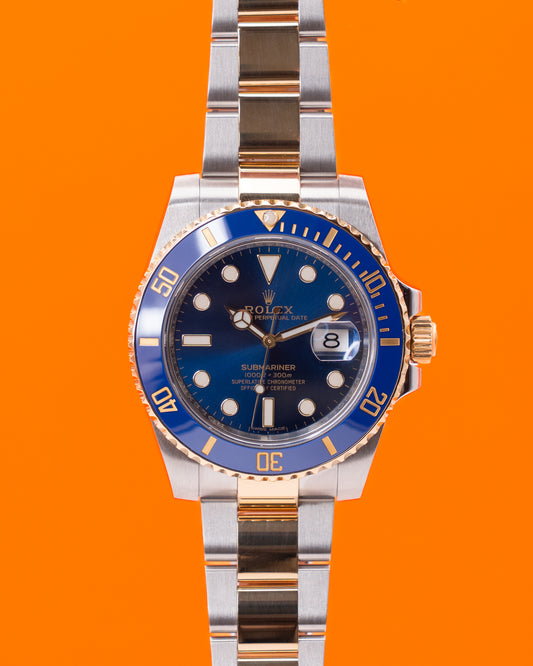 Rolex Submariner Date 40mm 116613LB Bluesy Two Tone Yellow Gold 2018