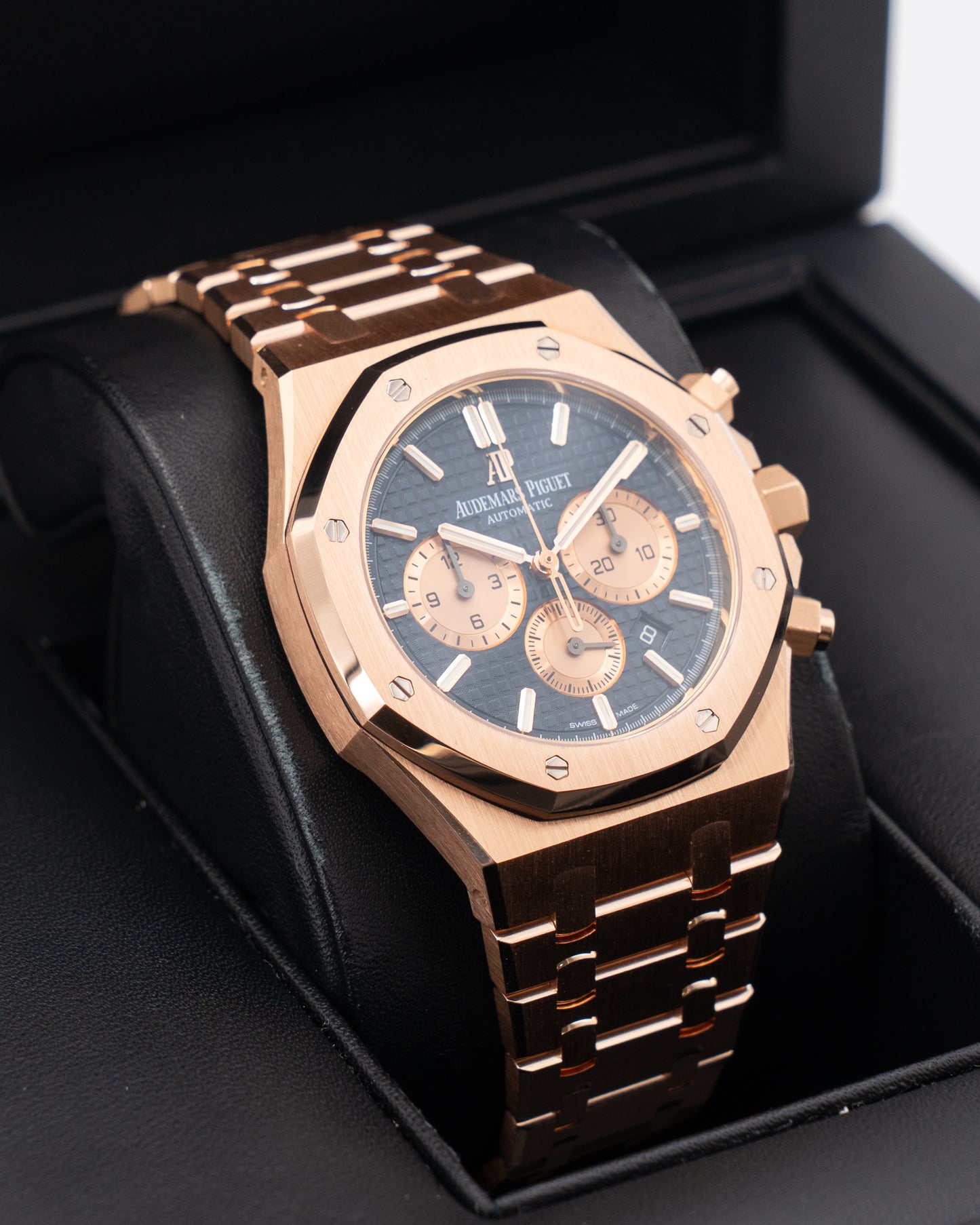 Audemars Piguet Royal Oak Chronograph 41mm 26331OR.OO.1220OR.01 Pink Gold Blue Dial