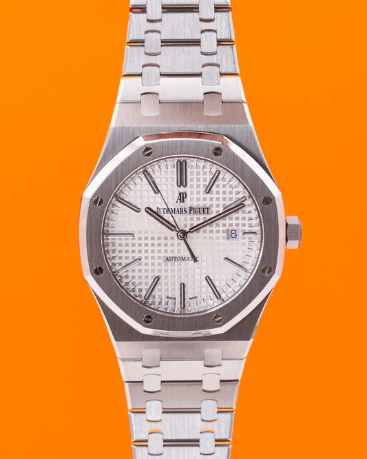 Audemars Piguet Royal Oak 41mm 15400ST.OO.1220ST.02 White Silver Dial