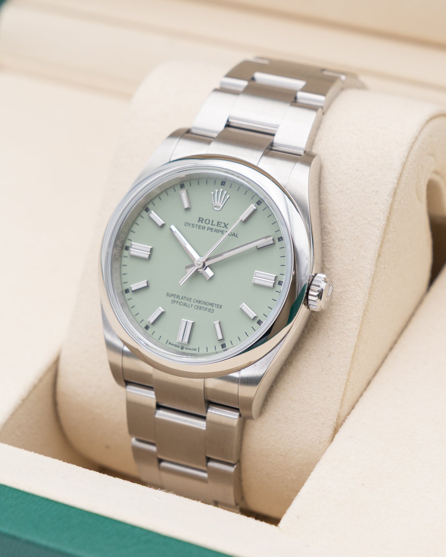 UNWORN Rolex Oyster Perpetual 36mm 126000 Pistachio Dial 2025