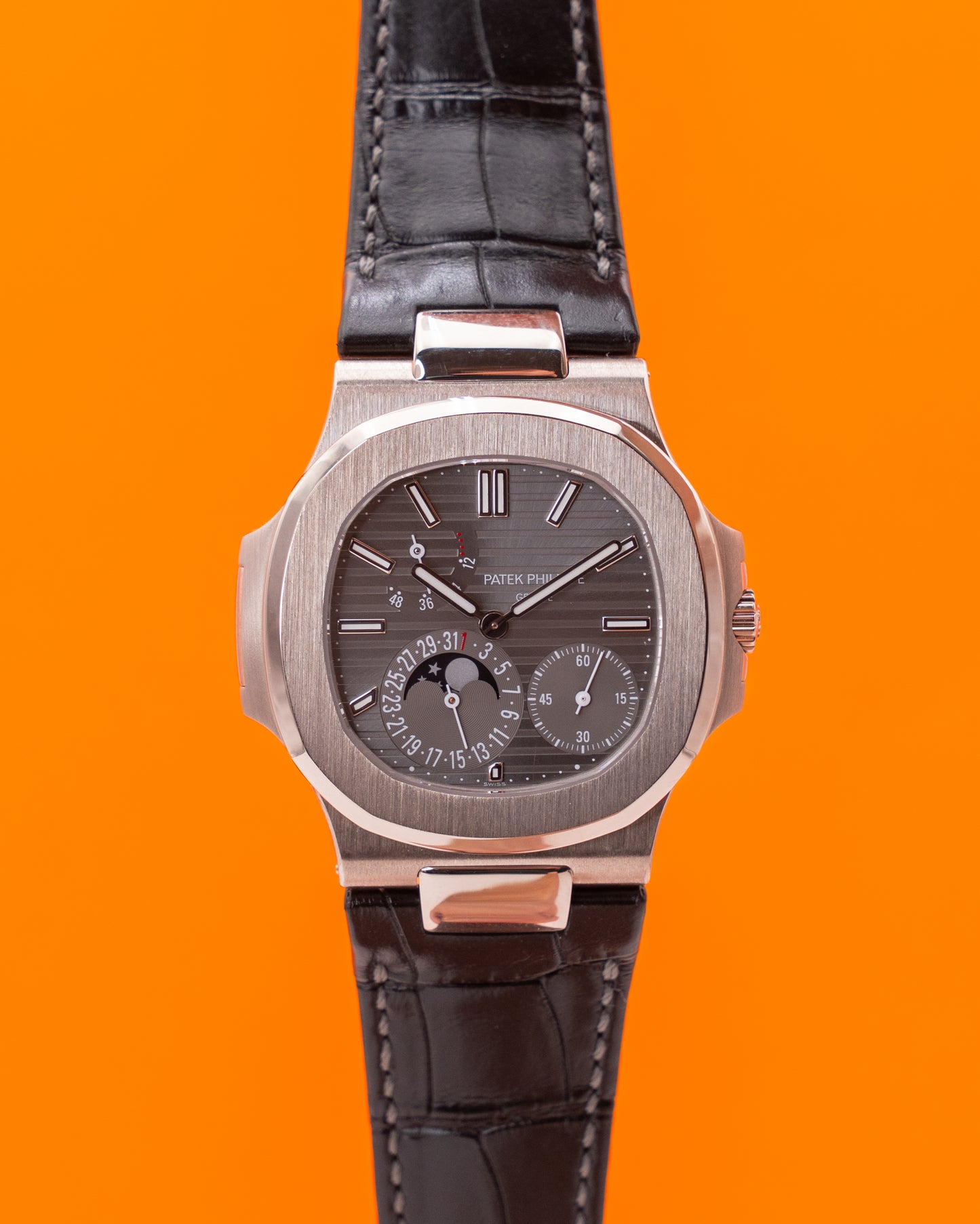 Patek Philippe 40mm 5712G White Gold Grey Dial 2021