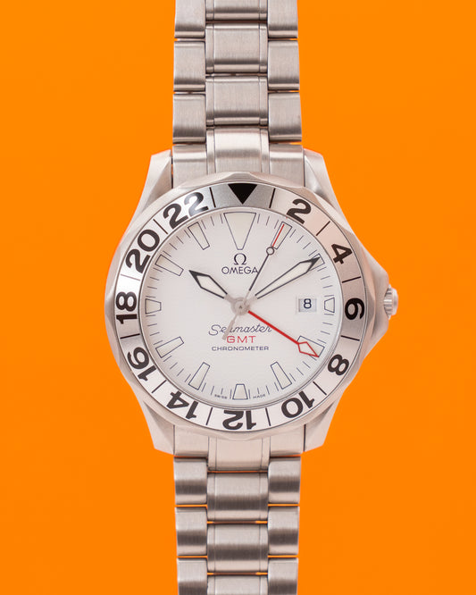 Omega Seamaster Diver 300M GMT 41mm 2538.20.00 White Dial Open Date