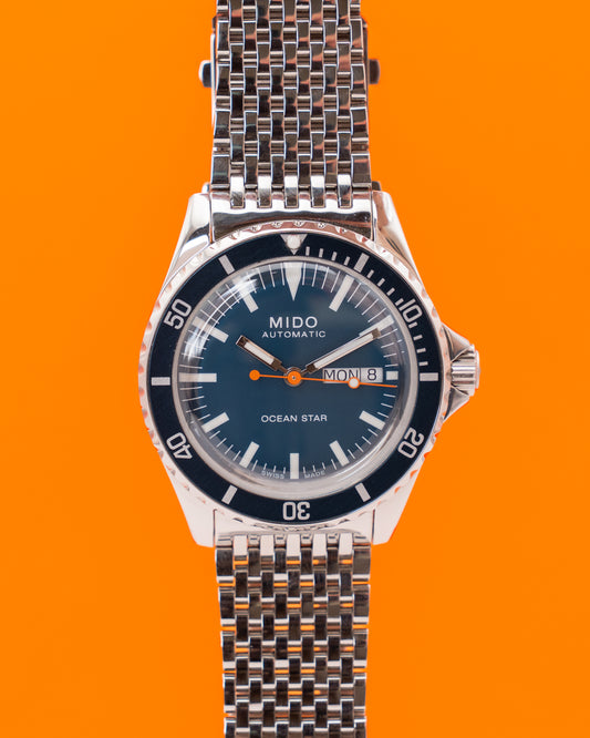 Mido Ocean Star Tribute 40.5mm M026830 Blue on Bracelet