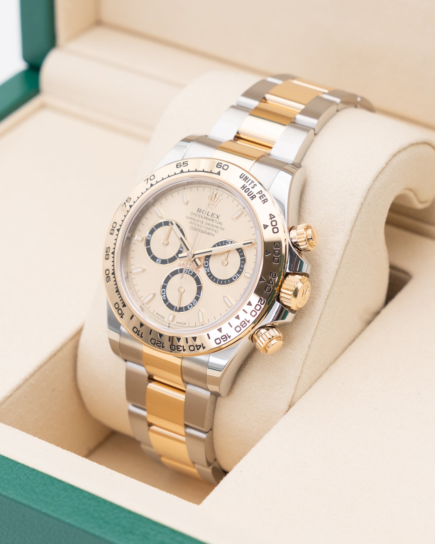 Rolex Daytona 40mm 126503 Two Tone Yellow Gold Champagne Dial 2025