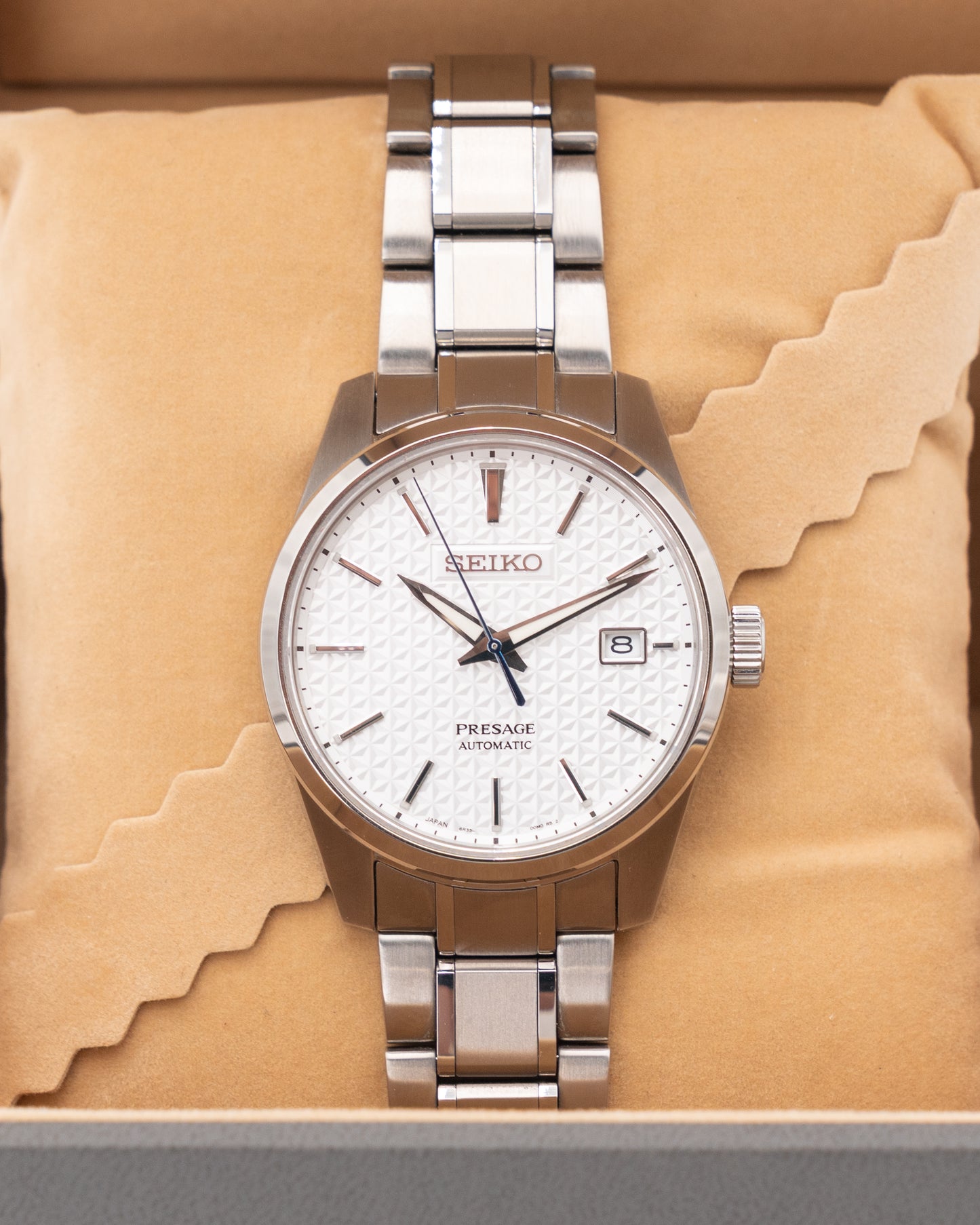 Seiko Presage 40mm 6R35-00V0 White Dial 2023