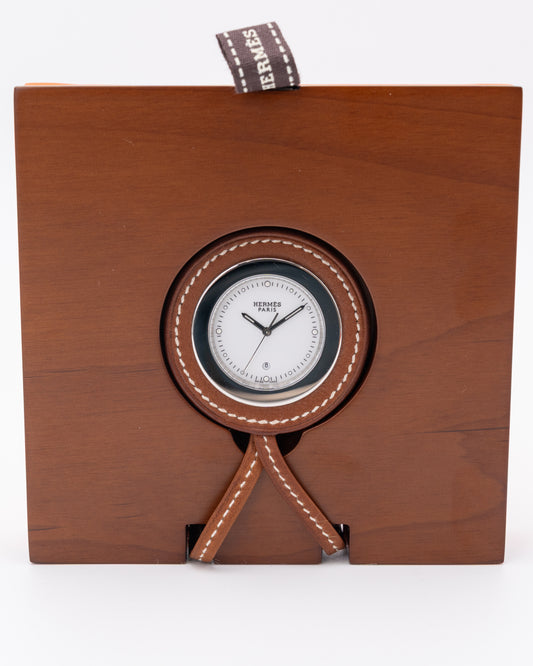 Hermes Pocket / Bag Clock HP1.710 White Dial
