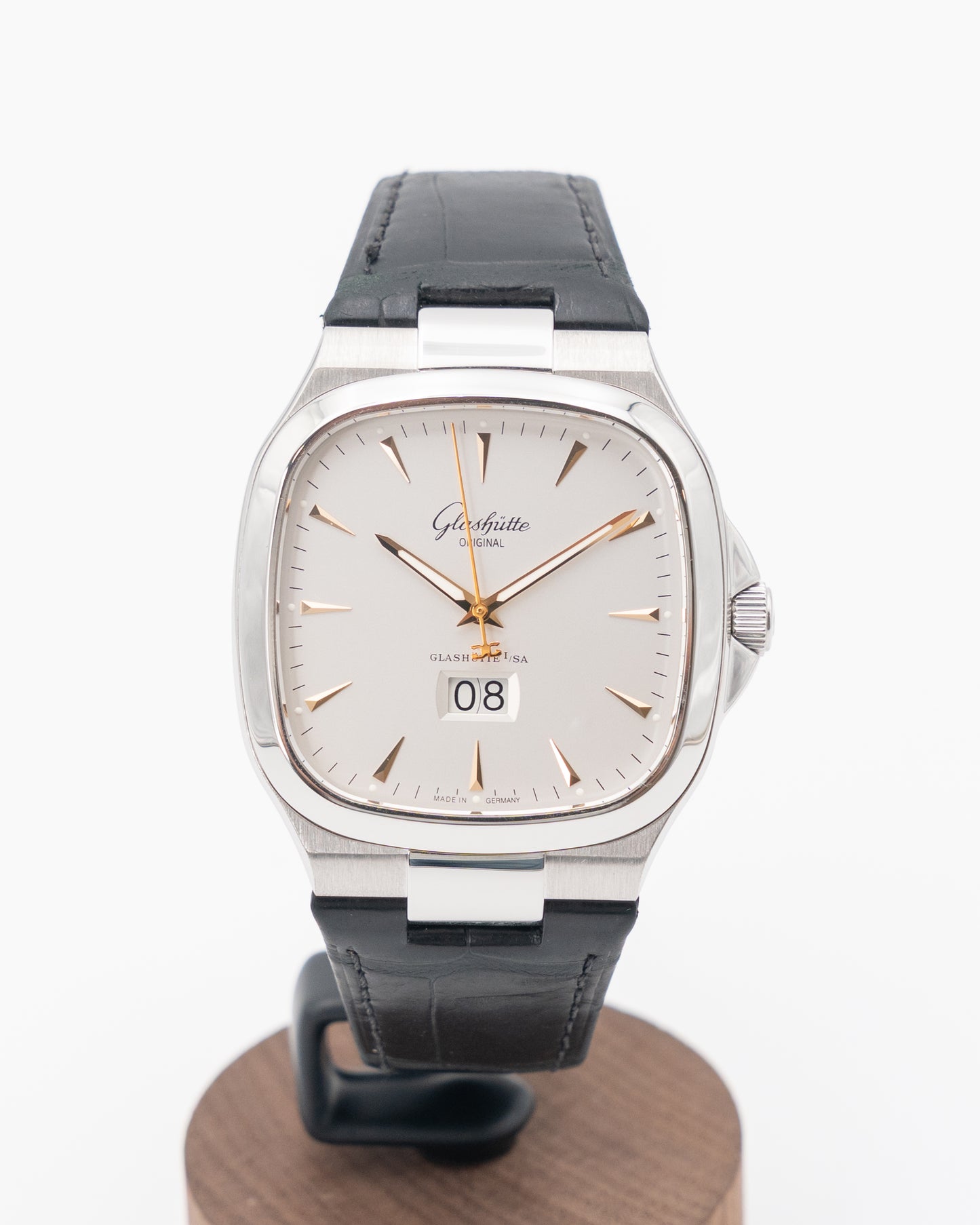 Glashutte Original Seventies Panorama 40mm 2-39-47-11-12-50 Vintage Line TV Case