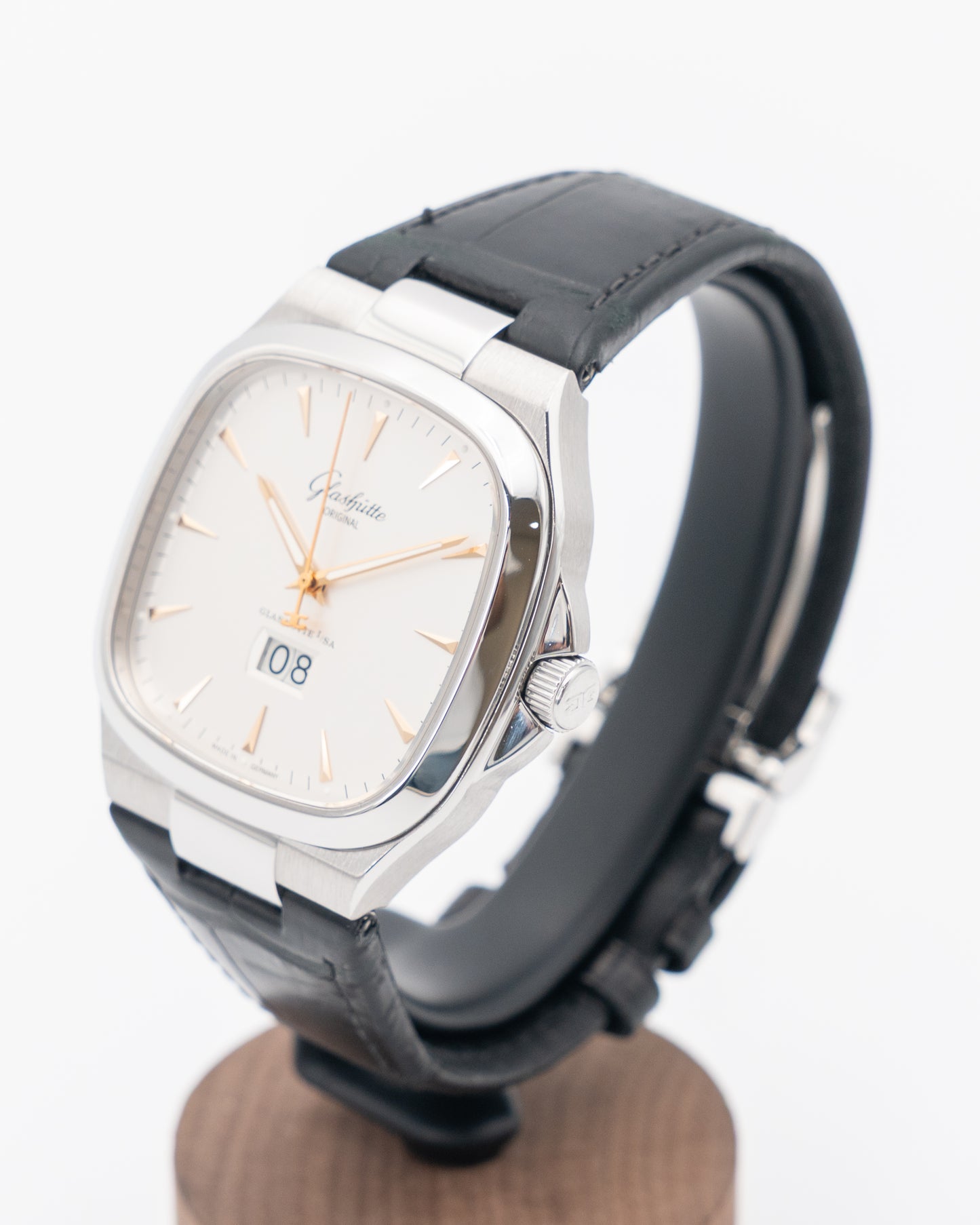 Glashutte Original Seventies Panorama 40mm 2-39-47-11-12-50 Vintage Line TV Case