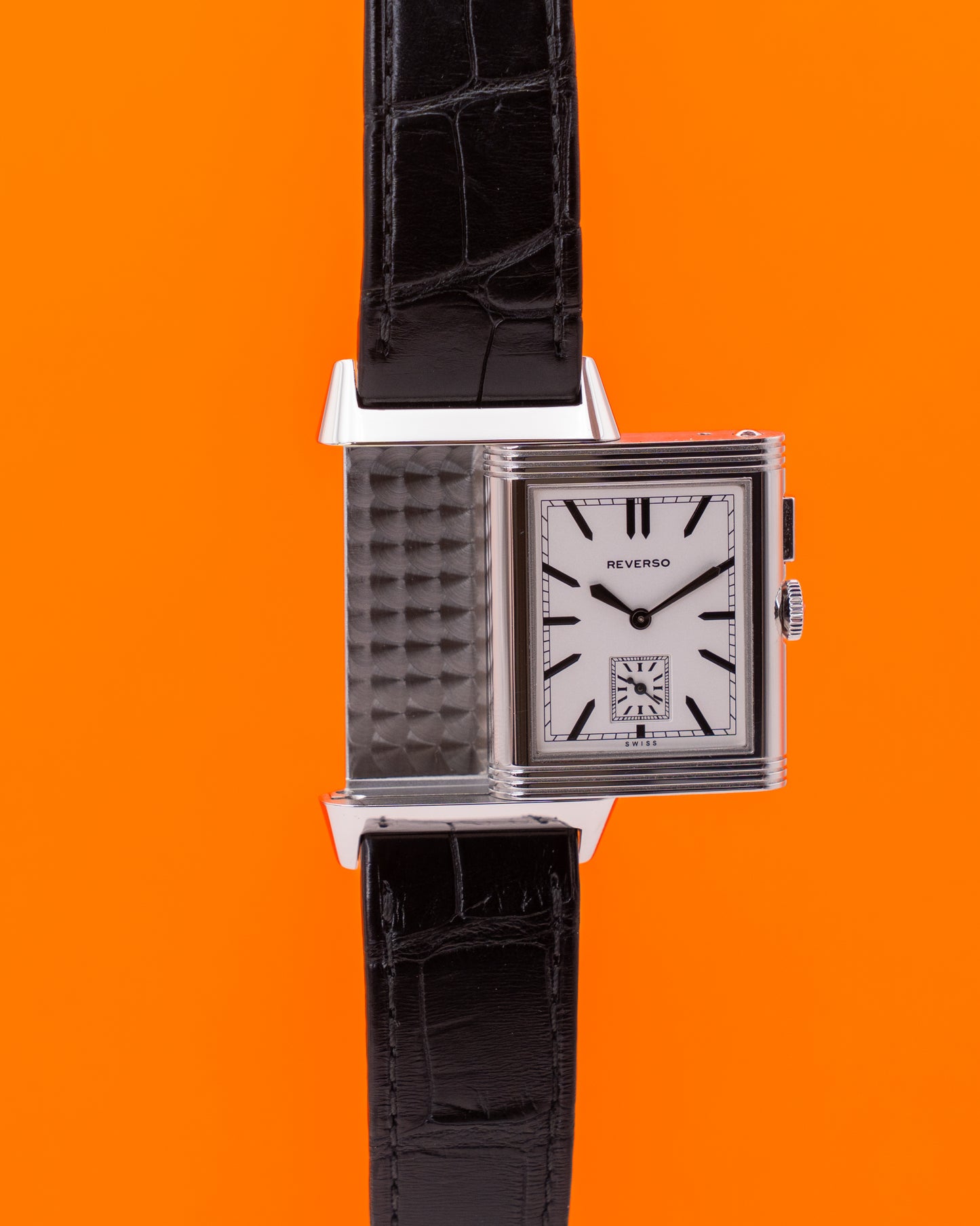 Jaeger LeCoultre Grand Reverso Ultra Thin Duoface 27mm Q3788570 White and Black Dials