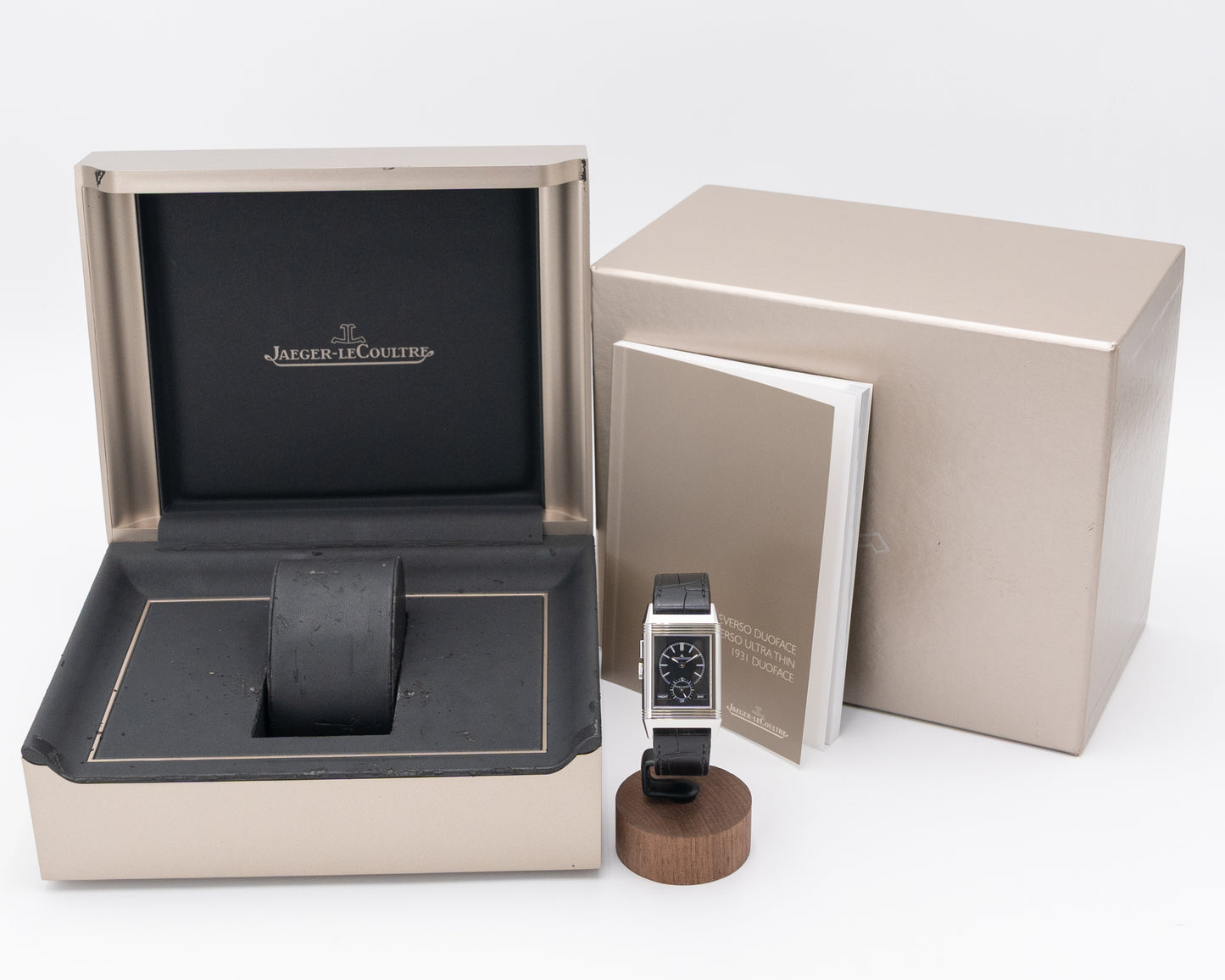 Jaeger LeCoultre Grand Reverso Ultra Thin Duoface 27mm Q3788570 White and Black Dials