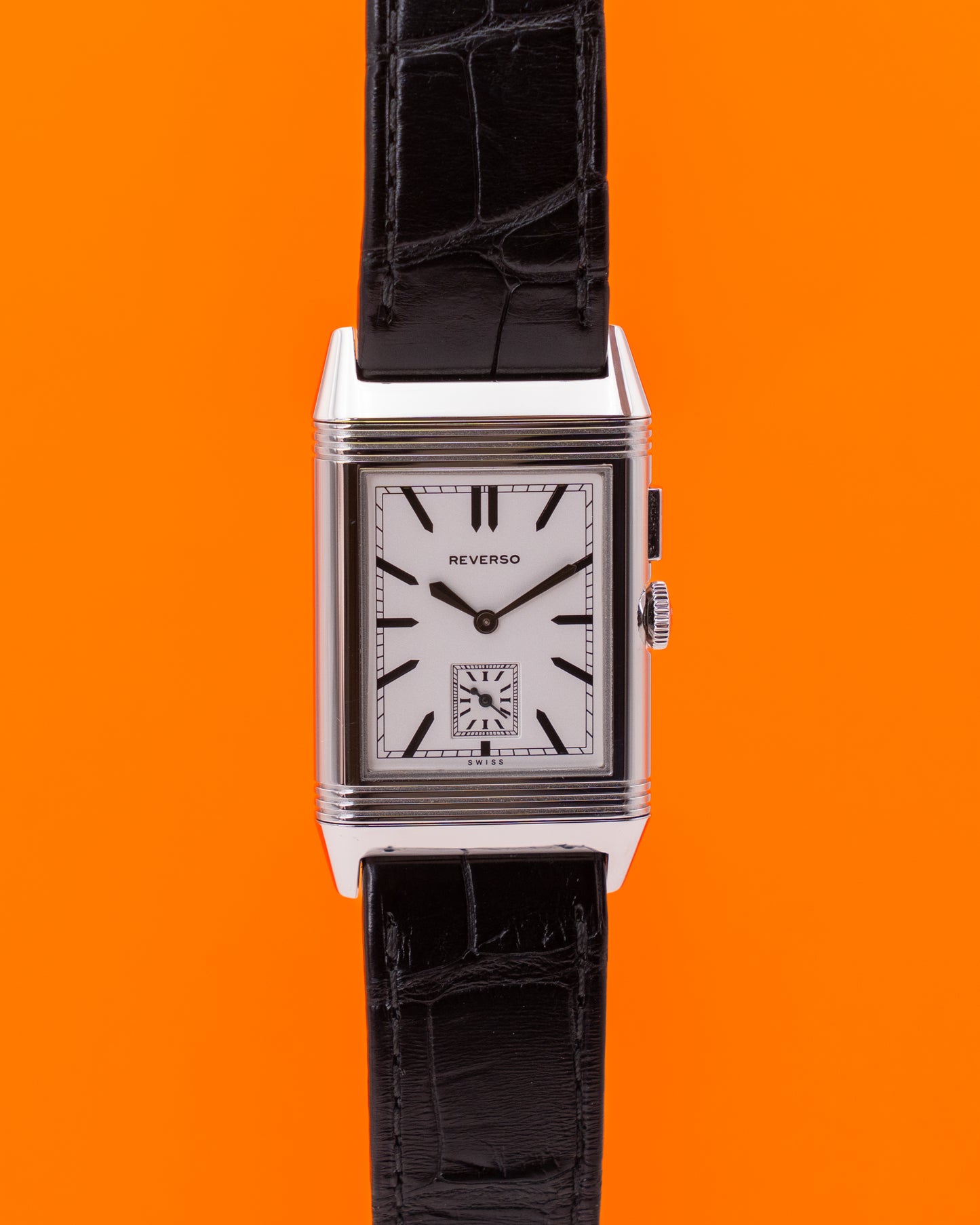 Jaeger LeCoultre Grand Reverso Ultra Thin Duoface 27mm Q3788570 White and Black Dials