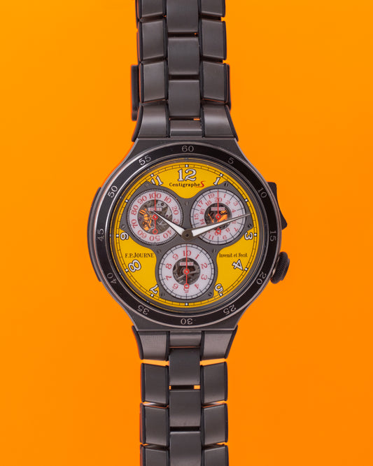 F.P. Journe Centigraphe Chronograph 44mm CTS2 Yellow Dial Titanium 2021