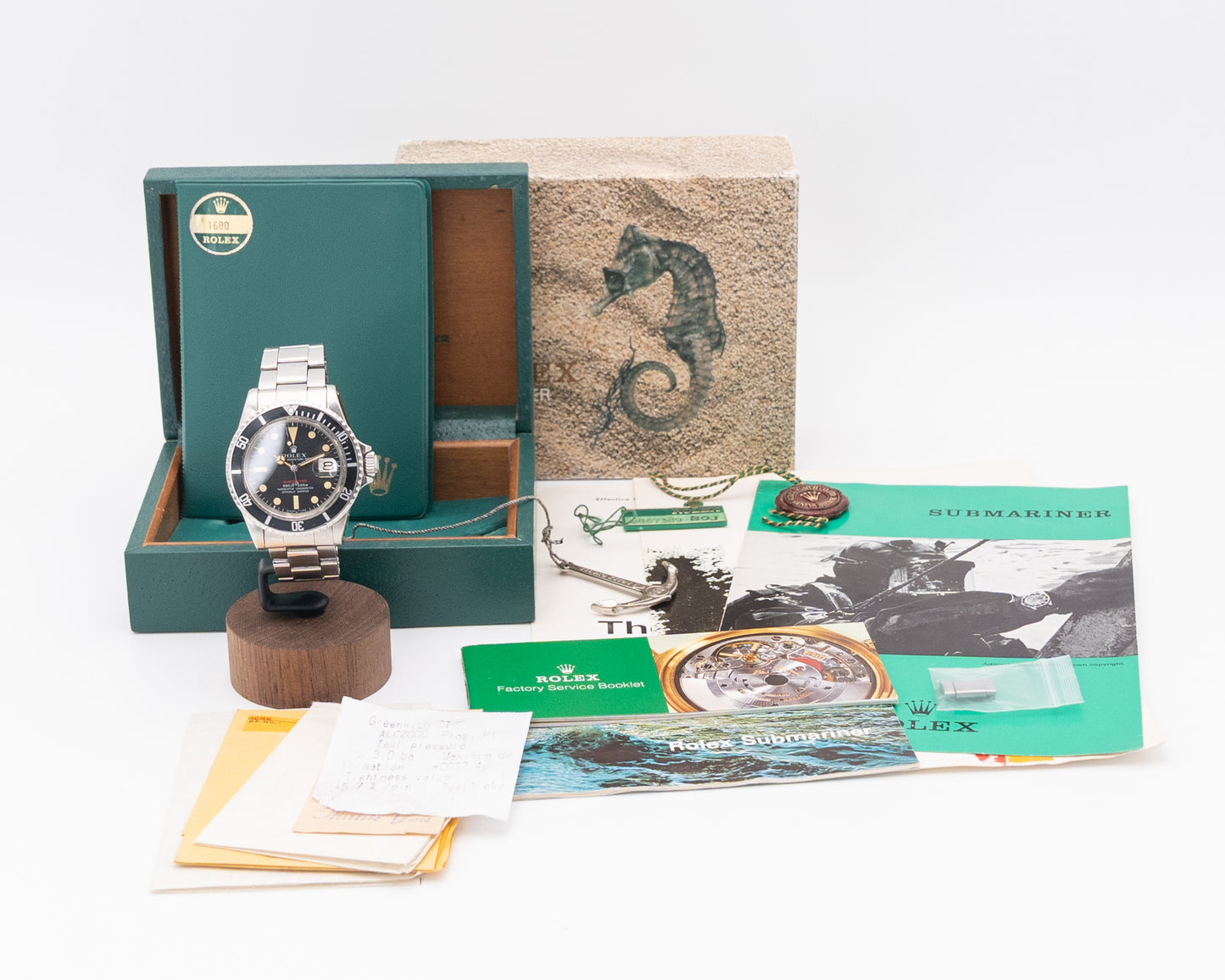 Rolex Submariner "Red" 1680 with Patina Markers 2M Serial