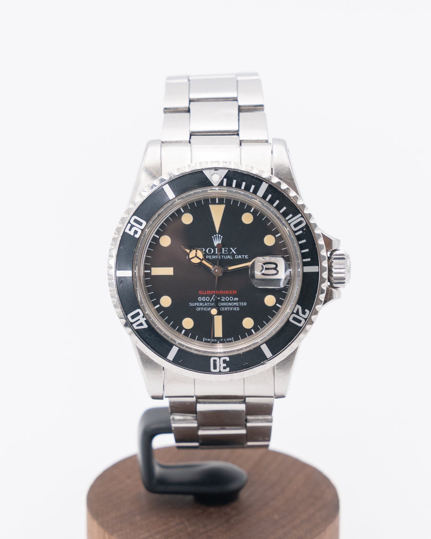 Rolex Submariner "Red" 1680 with Patina Markers 2M Serial