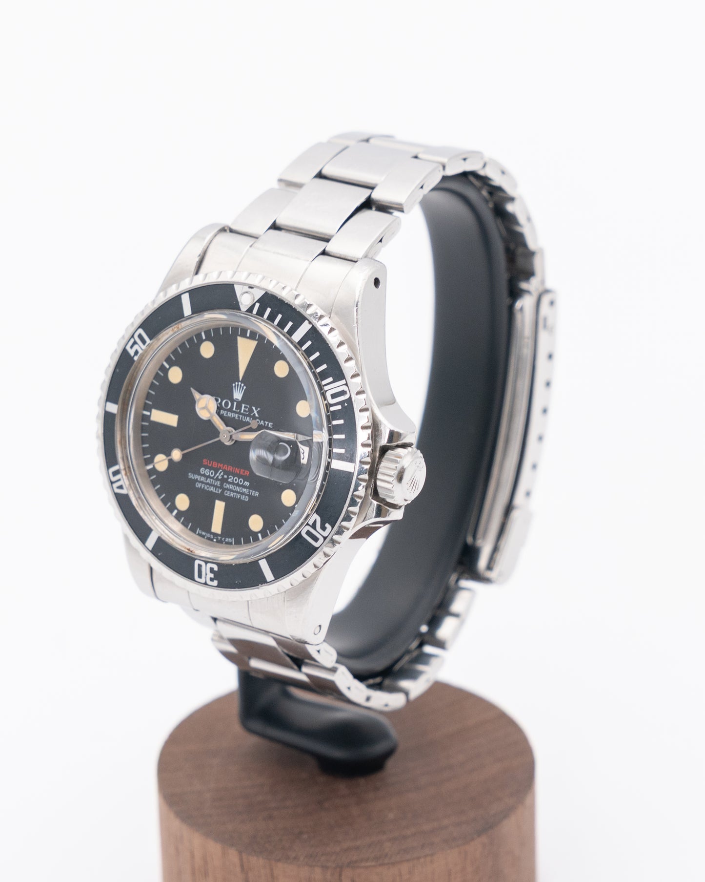Rolex Submariner "Red" 1680 with Patina Markers 2M Serial