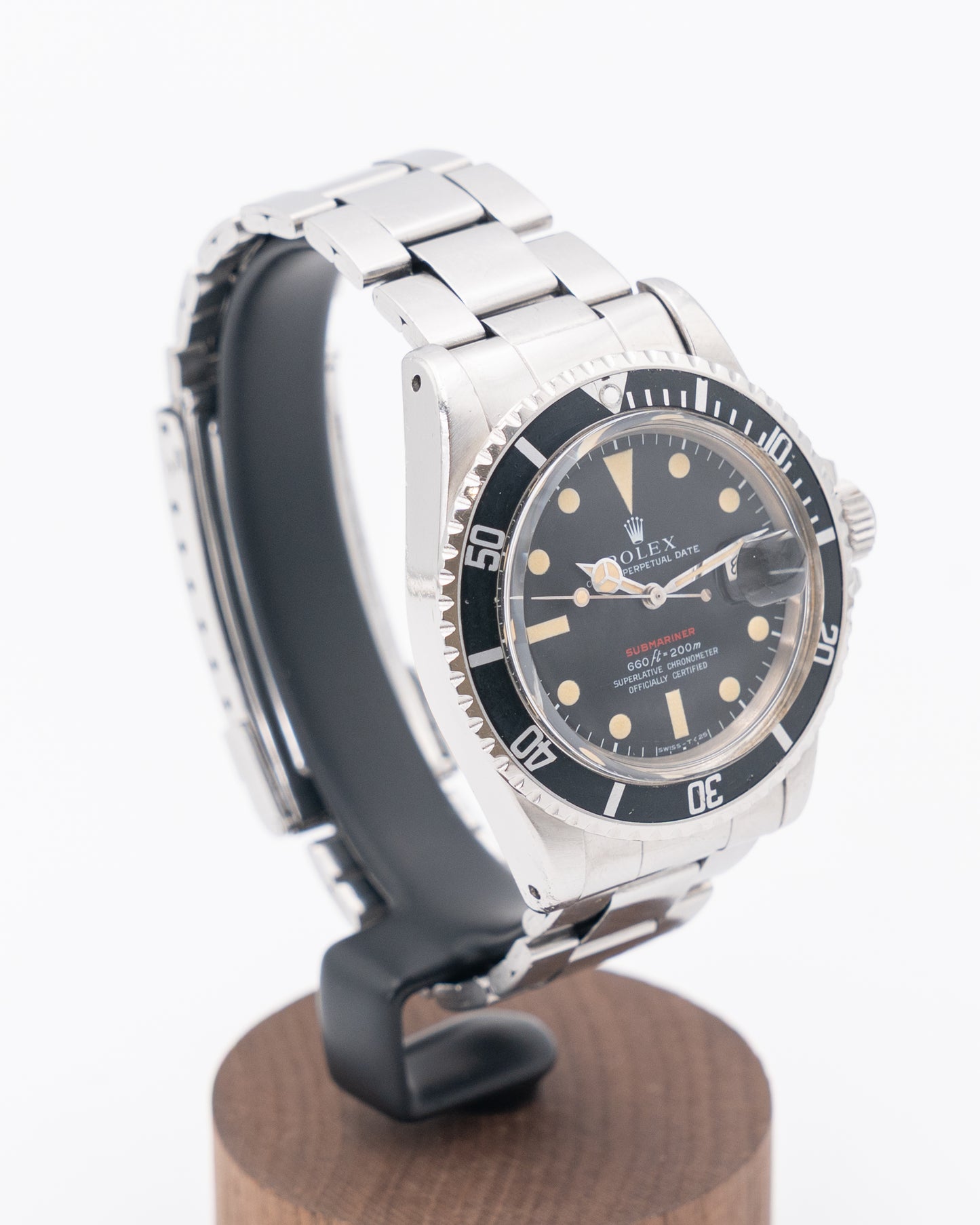 Rolex Submariner "Red" 1680 with Patina Markers 2M Serial