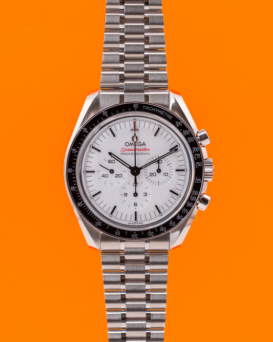 Omega Speedmaster 42mm 310.30.42.50.04.001 White Dial Professional Moonwatch 2024