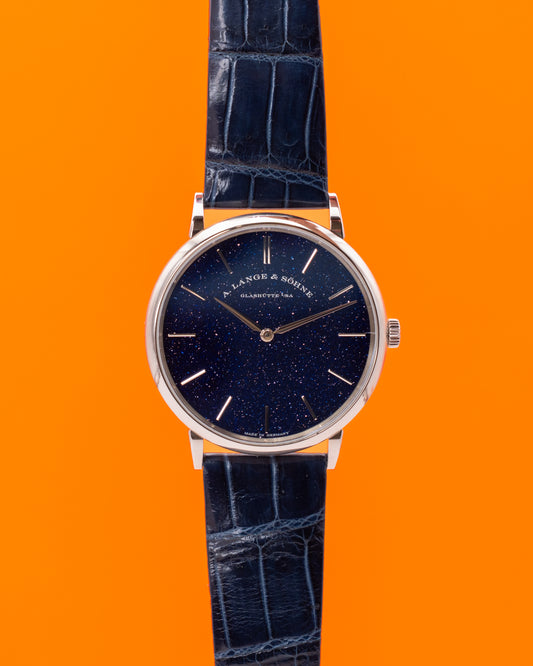 A. Lange & Söhne Saxonia Thin 39mm 205.086 Aventurine Dial