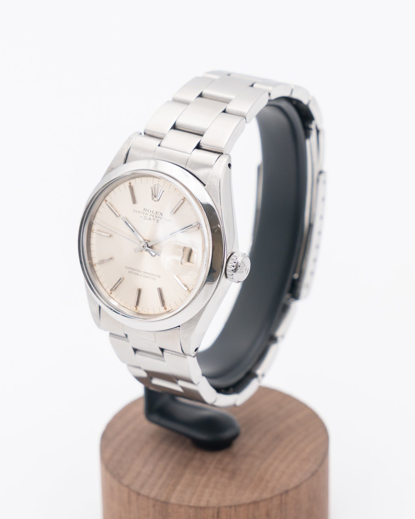 Rolex Oyster Perpetual Date 34mm 1500 Silver Dial 3 Million Serial 1977