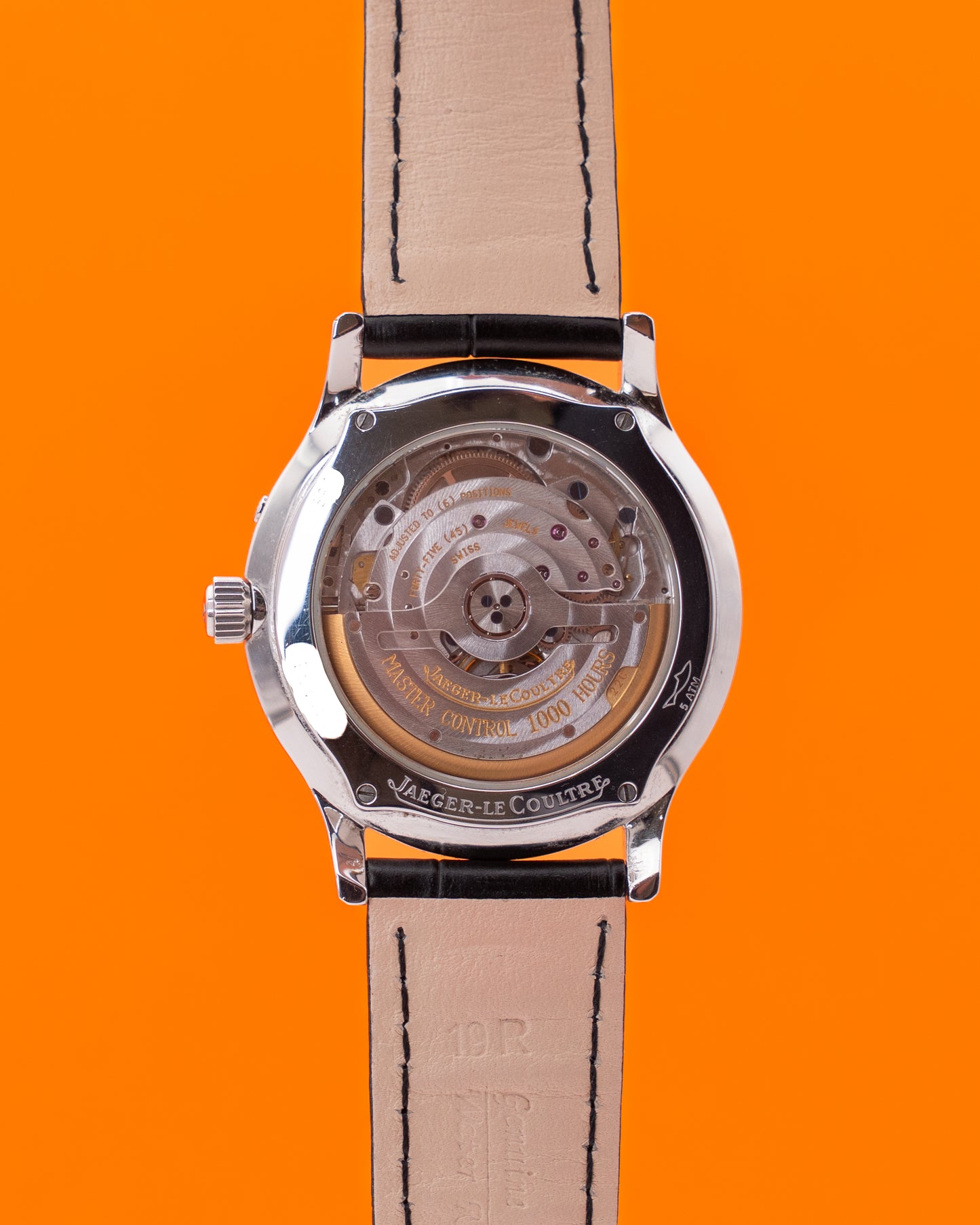 Jaeger LeCoultre Master Control 37mm 140.8.93.S Black Dial