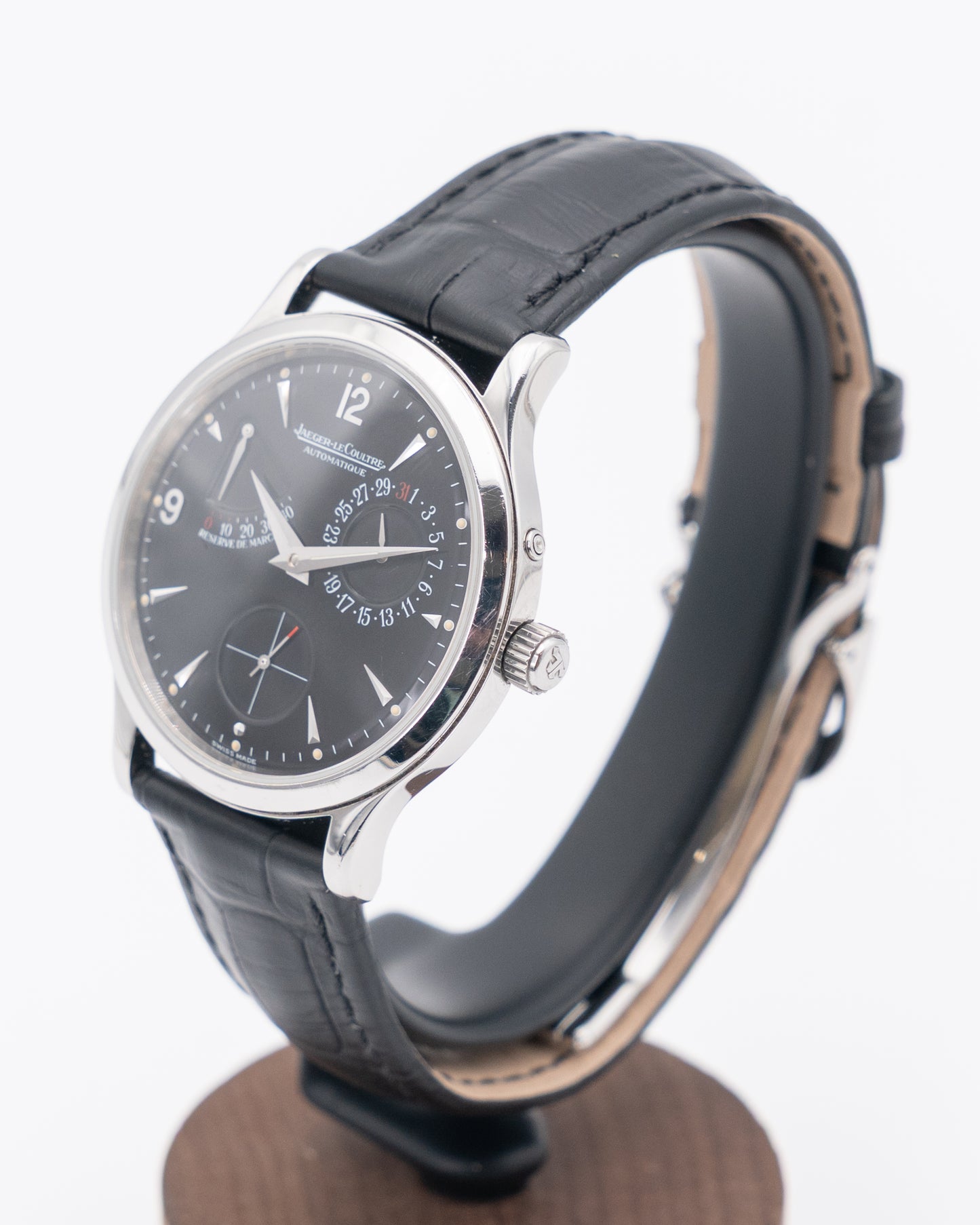 Jaeger LeCoultre Master Control 37mm 140.8.93.S Black Dial
