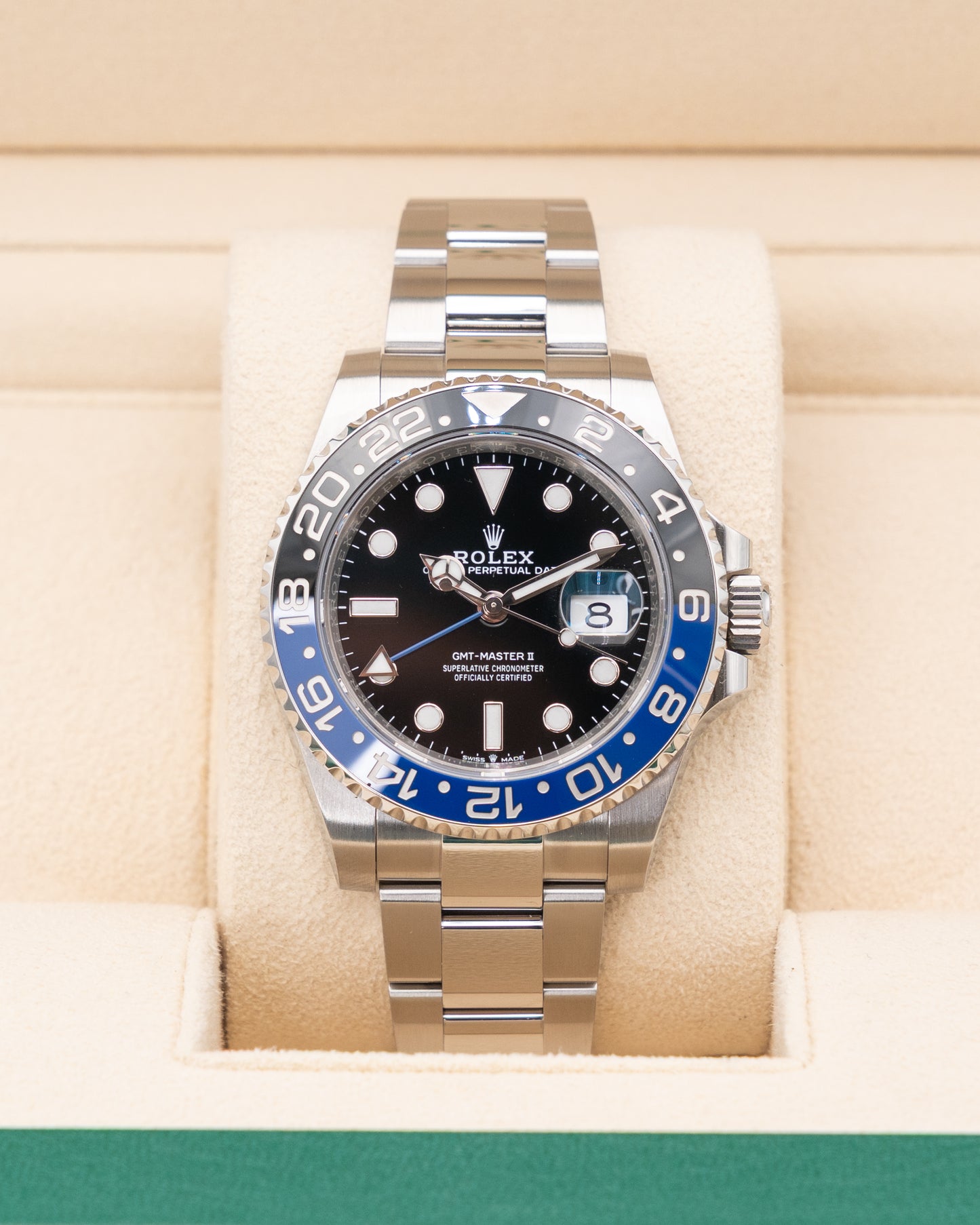 Rolex GMT Master II 40mm 126710BLNR Batman 2024