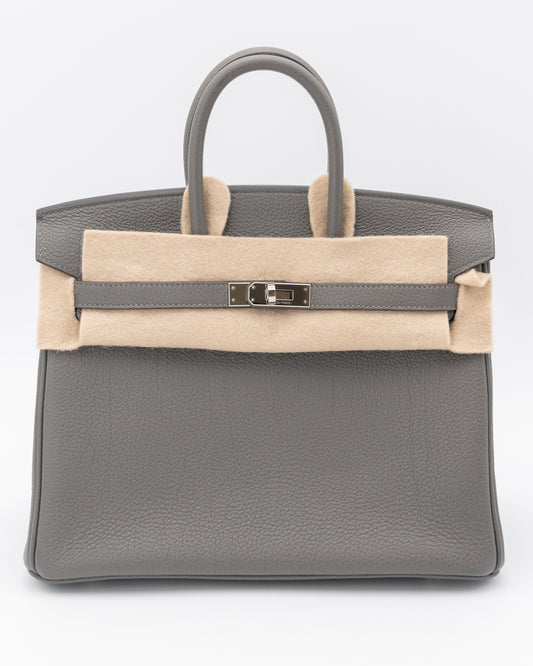 Hermes Birkin 25 Grey Palladium