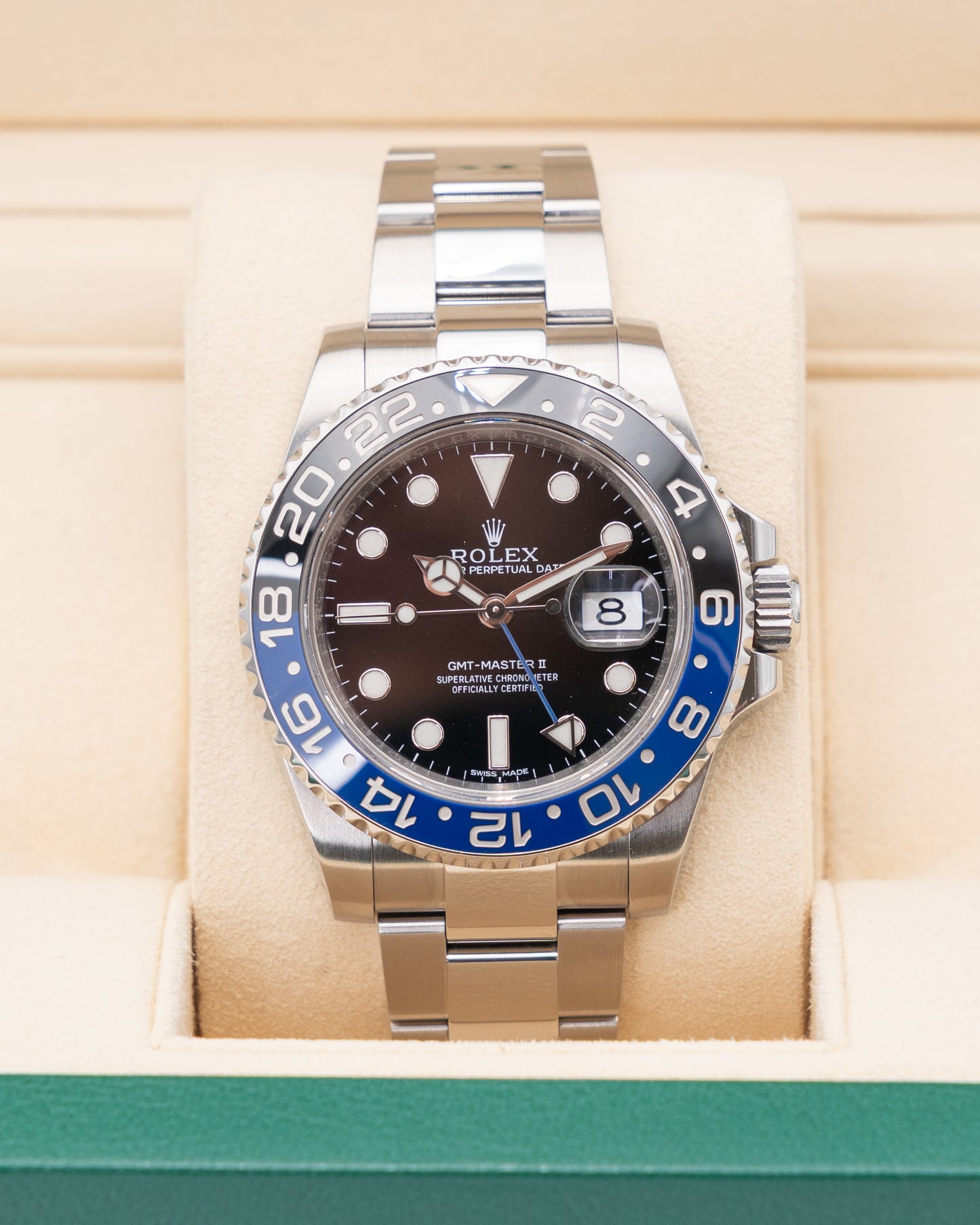 Rolex GMT Master II 40mm 116710BLNR Batman Oyster 2015