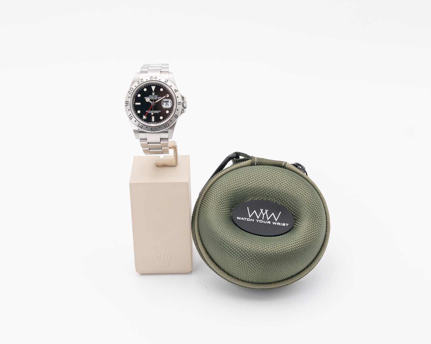 Rolex Explorer II 3186 Movement 40mm 16570 Black Dial