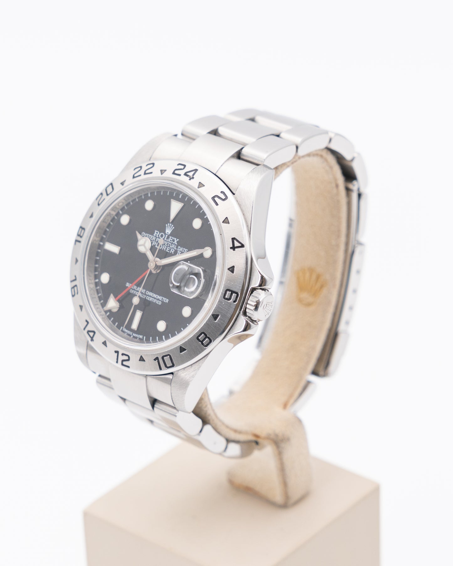 Rolex Explorer II 3186 Movement 40mm 16570 Black Dial