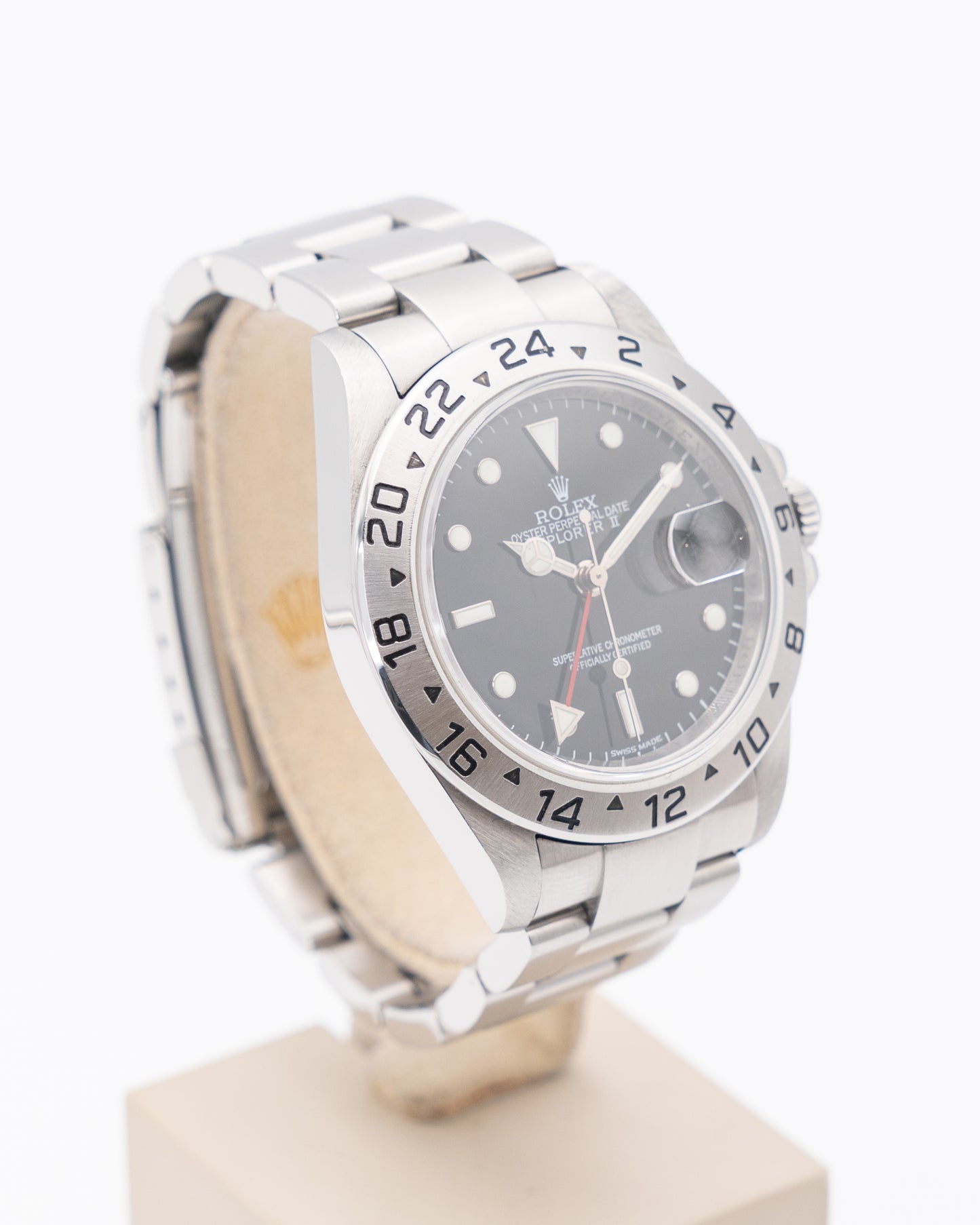 Rolex Explorer II 3186 Movement 40mm 16570 Black Dial