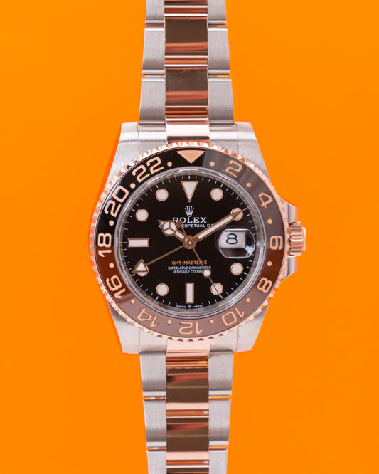 Rolex GMT Master II 40mm 126711CHNR Rootbeer Two Tone Rose Gold 2024