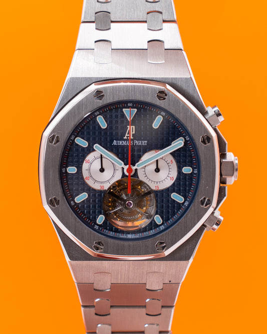 Audemars Piguet Royal Oak 44mm 25977ST Blue Tourbillon