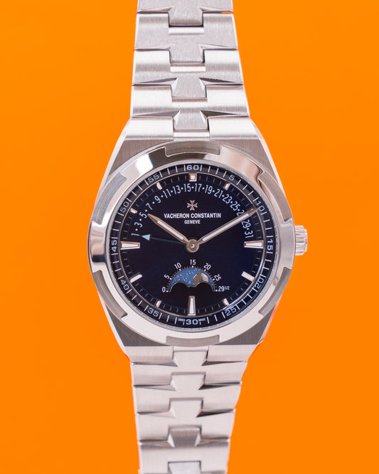 Vacheron Constantin Overseas 41mm 4000V/210A-B911 Moon Phase Retrograde Date Blue Dial 2025